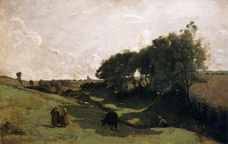 Jean Baptiste Camille  Corot The Vale Sweden oil painting art